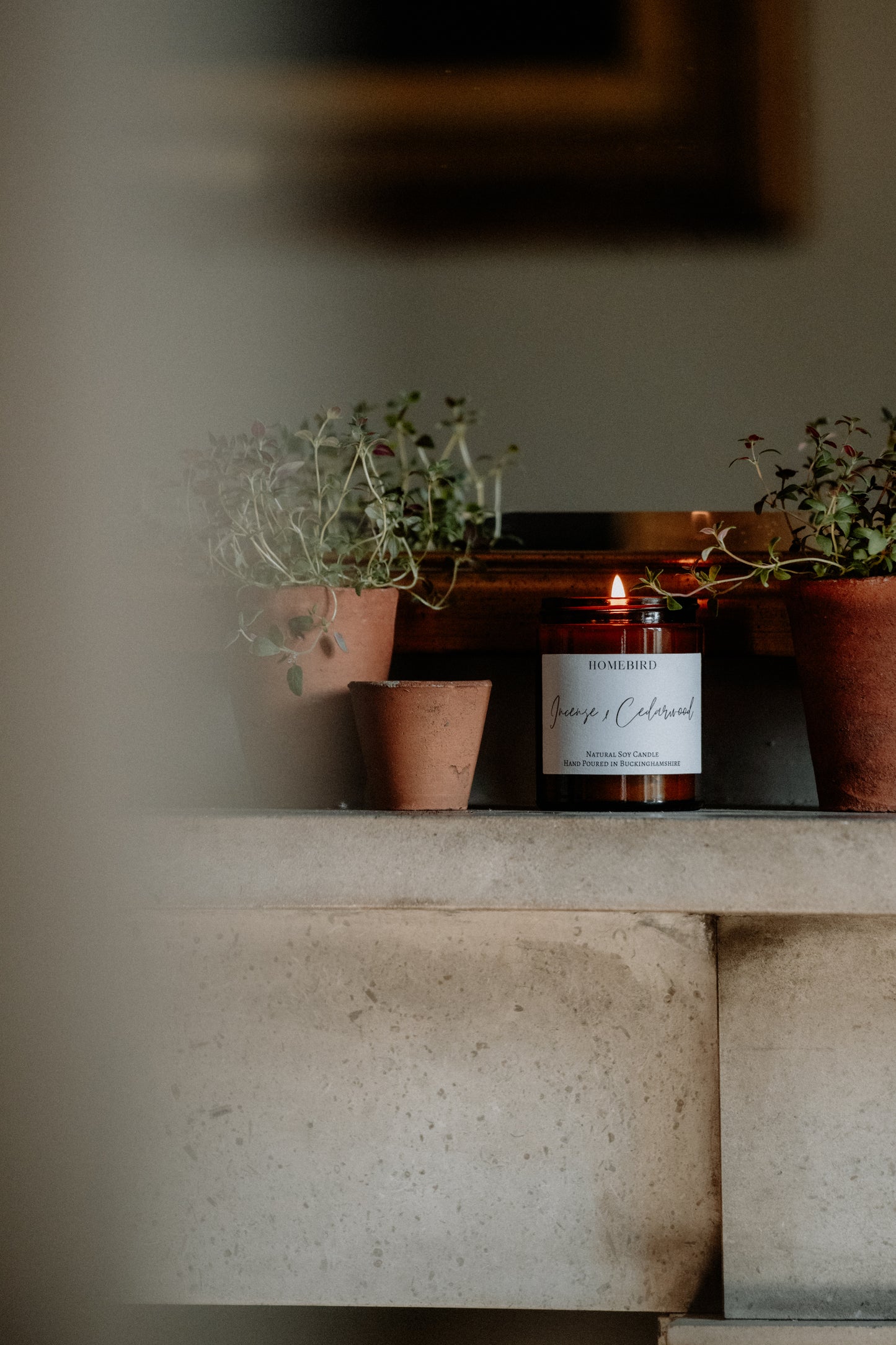 Incense & Cedarwood Candle