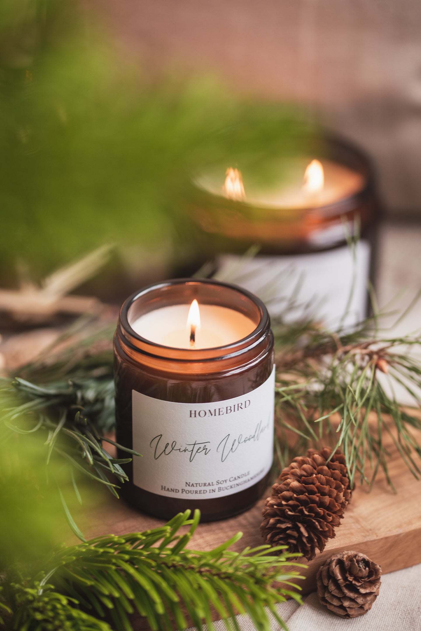 Winter Woodland Candle