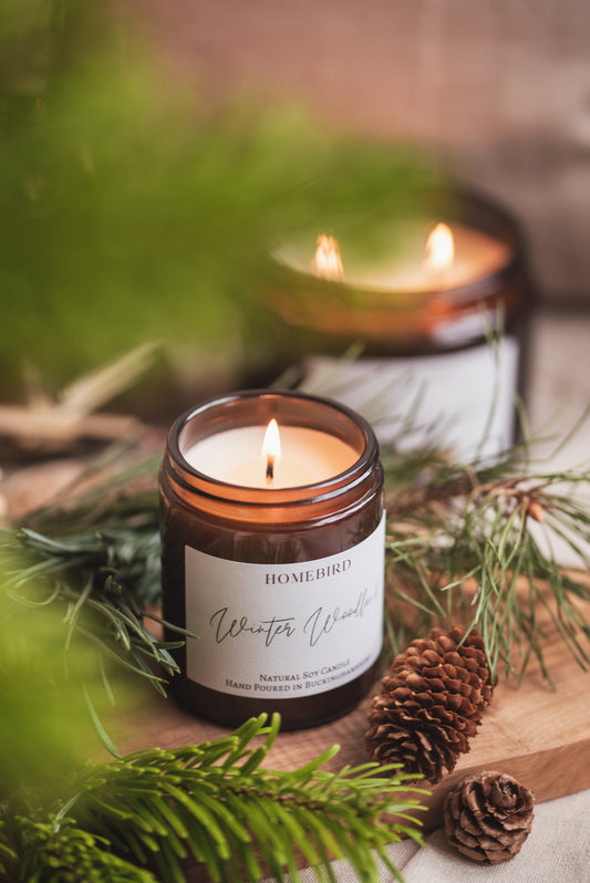 Winter Woodland Candle
