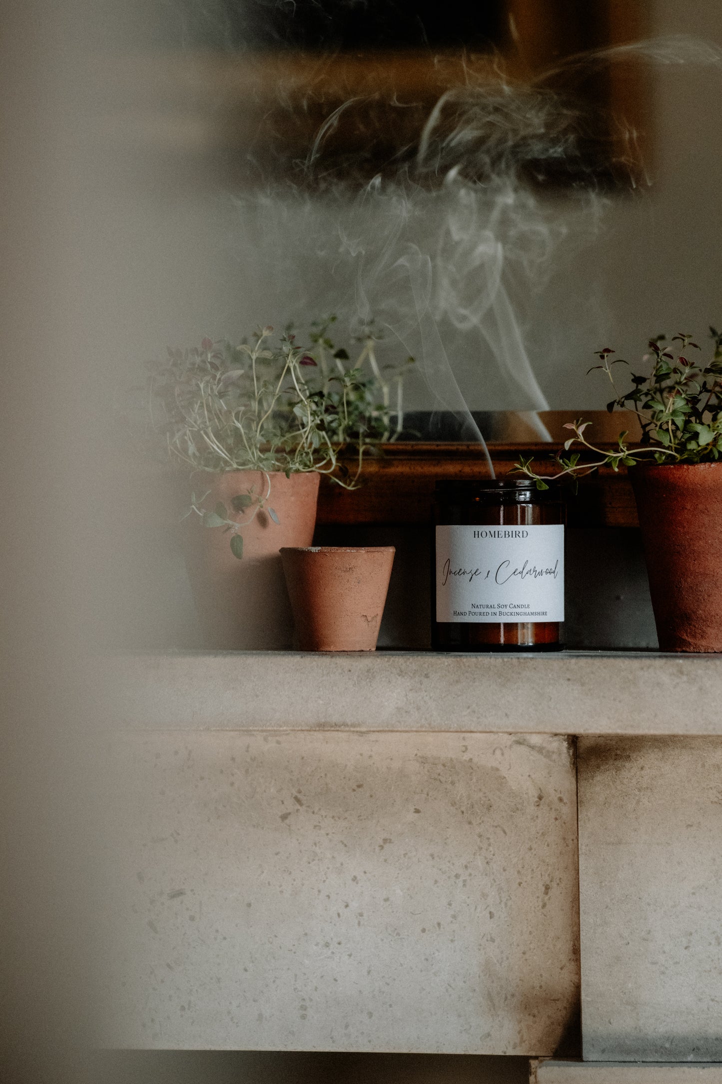 Incense & Cedarwood Candle