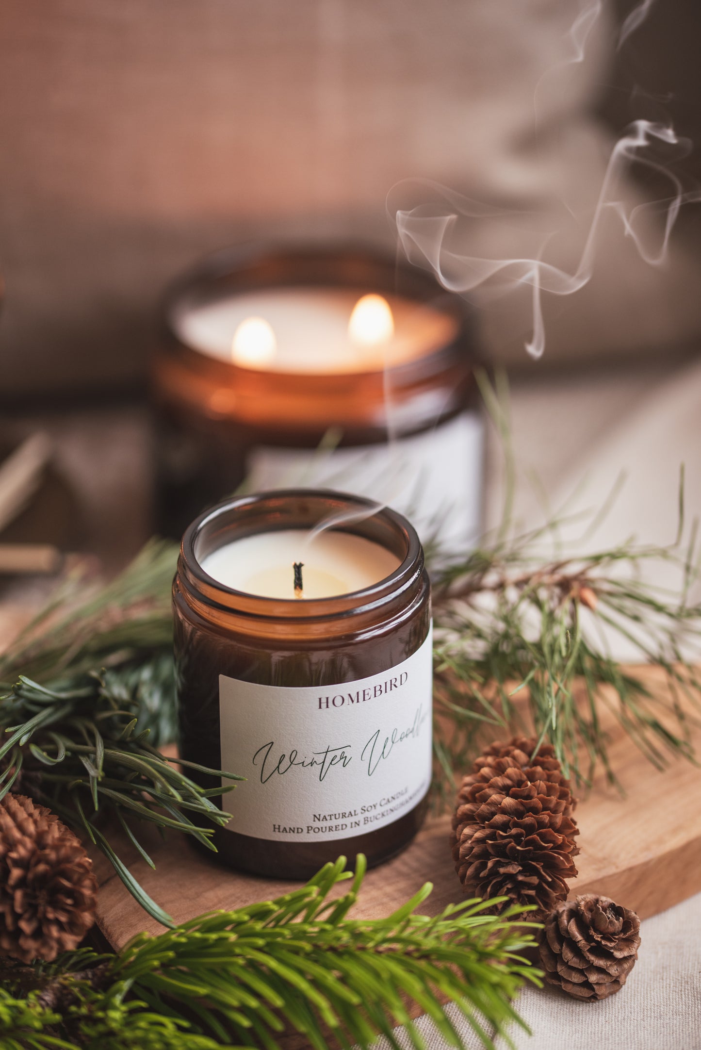 Winter Woodland Candle